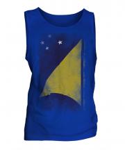Tokelau Faded Flag Mens Vest