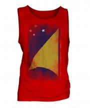 Tokelau Faded Flag Mens Vest
