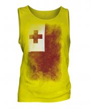 Tonga Faded Flag Mens Vest
