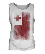 Tonga Faded Flag Mens Vest