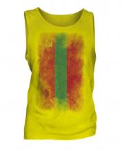 Transnistria Faded Flag Mens Vest