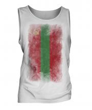 Transnistria Faded Flag Mens Vest