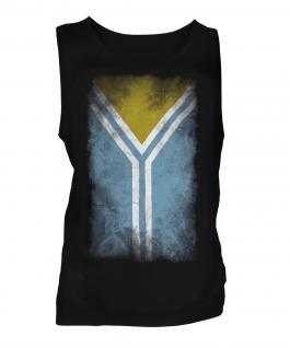Tuva Faded Flag Mens Vest