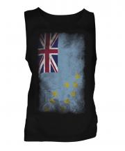 Tuvalu Faded Flag Mens Vest