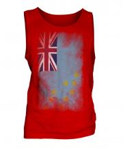 Tuvalu Faded Flag Mens Vest