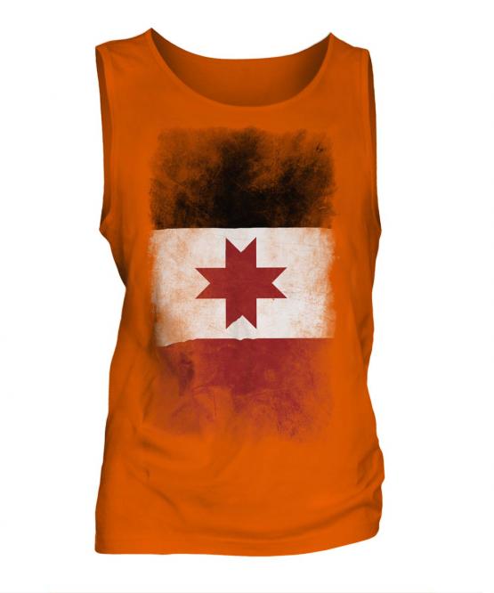 Udmurtia Faded Flag Mens Vest