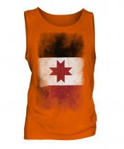 Udmurtia Faded Flag Mens Vest