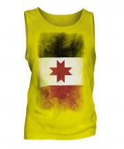 Udmurtia Faded Flag Mens Vest