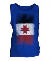 Udmurtia Faded Flag Mens Vest