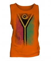 Vanuatu Faded Flag Mens Vest