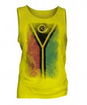 Vanuatu Faded Flag Mens Vest