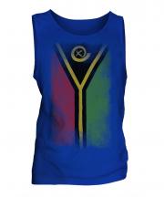 Vanuatu Faded Flag Mens Vest