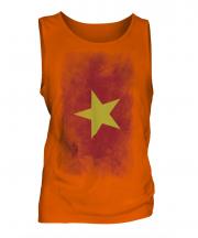 Vietnam Faded Flag Mens Vest
