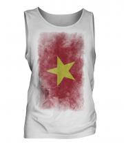 Vietnam Faded Flag Mens Vest