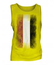 Yemen Faded Flag Mens Vest