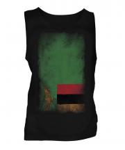 Zambia Faded Flag Mens Vest
