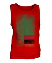 Zambia Faded Flag Mens Vest