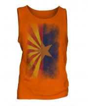 Arizona State Faded Flag Mens Vest