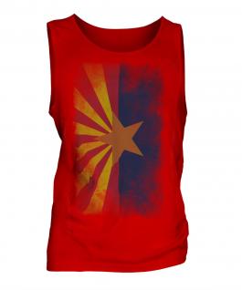 Arizona State Faded Flag Mens Vest