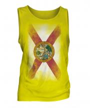 Florida State Faded Flag Mens Vest