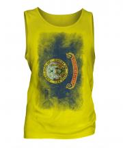 Idaho State Faded Flag Mens Vest