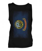 Idaho State Faded Flag Mens Vest