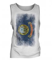 Idaho State Faded Flag Mens Vest