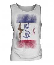 Iowa State Faded Flag Mens Vest