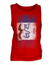 Iowa State Faded Flag Mens Vest