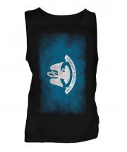 Louisiana State Faded Flag Mens Vest