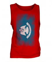 Louisiana State Faded Flag Mens Vest