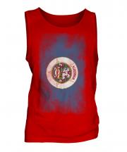 Minnesota State Faded Flag Mens Vest