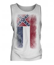 Mississippi State Faded Flag Mens Vest
