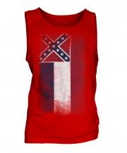 Mississippi State Faded Flag Mens Vest