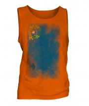 Nevada State Faded Flag Mens Vest