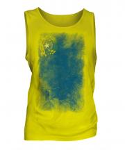 Nevada State Faded Flag Mens Vest