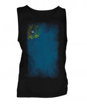 Nevada State Faded Flag Mens Vest