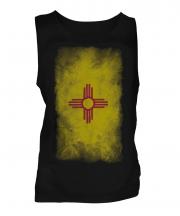 New Mexico State Faded Flag Mens Vest