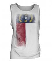 North Carolina State Faded Flag Mens Vest