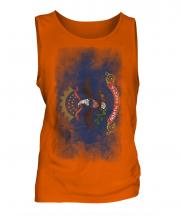North Dakota State Faded Flag Mens Vest
