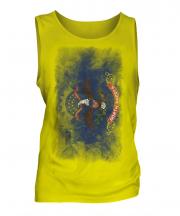North Dakota State Faded Flag Mens Vest