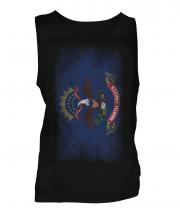 North Dakota State Faded Flag Mens Vest