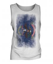North Dakota State Faded Flag Mens Vest