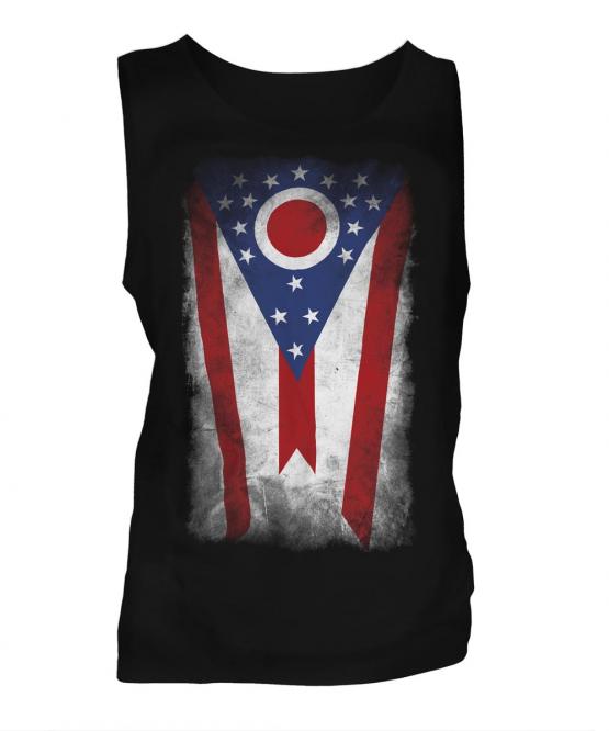 Ohio State Faded Flag Mens Vest