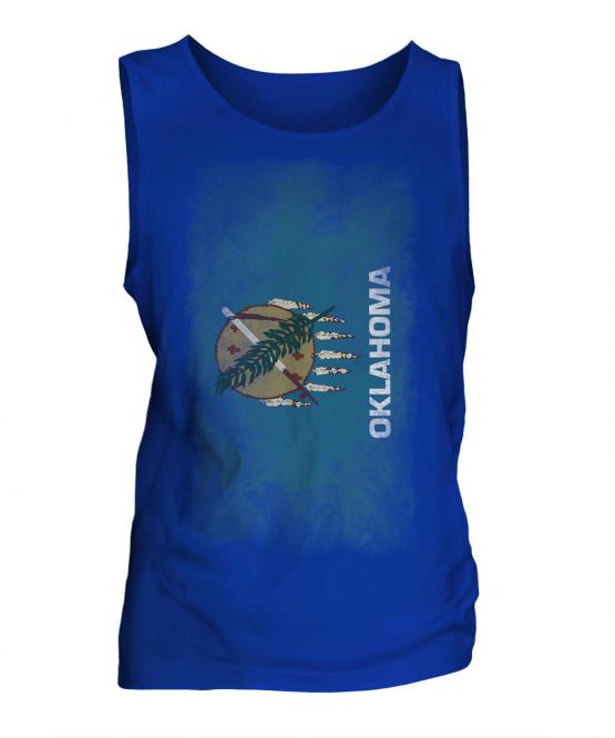 Oklahoma State Faded Flag Mens Vest