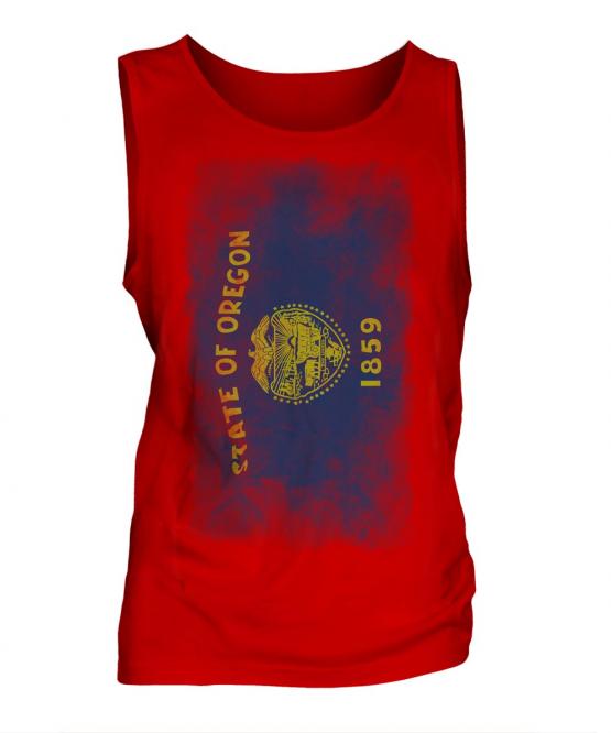 Oregon State Faded Flag Mens Vest