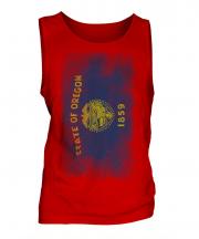 Oregon State Faded Flag Mens Vest
