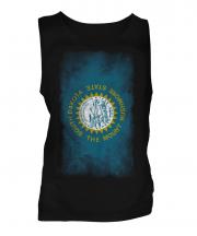 South Dakota State Faded Flag Mens Vest