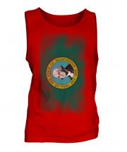 Washington State Faded Flag Mens Vest