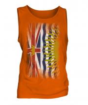 British Columbia Faded Flag Mens Vest